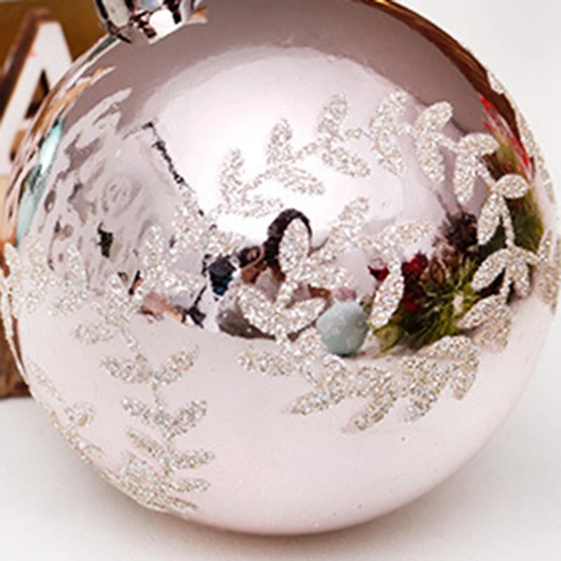 

AFBC 30Pcs Hot Christmas Balls Christmas Decorations for Home Rose Gold Colored Set Christmas Tree Pendant