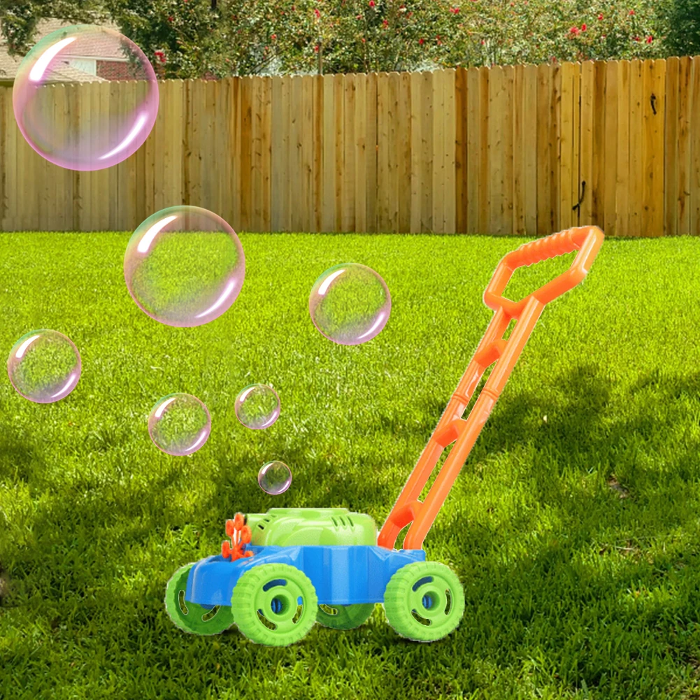 

Children's hand push bubble car Bubble Outdoor Toy Walker Push Toys for Kids Summer Gift Toy for Children