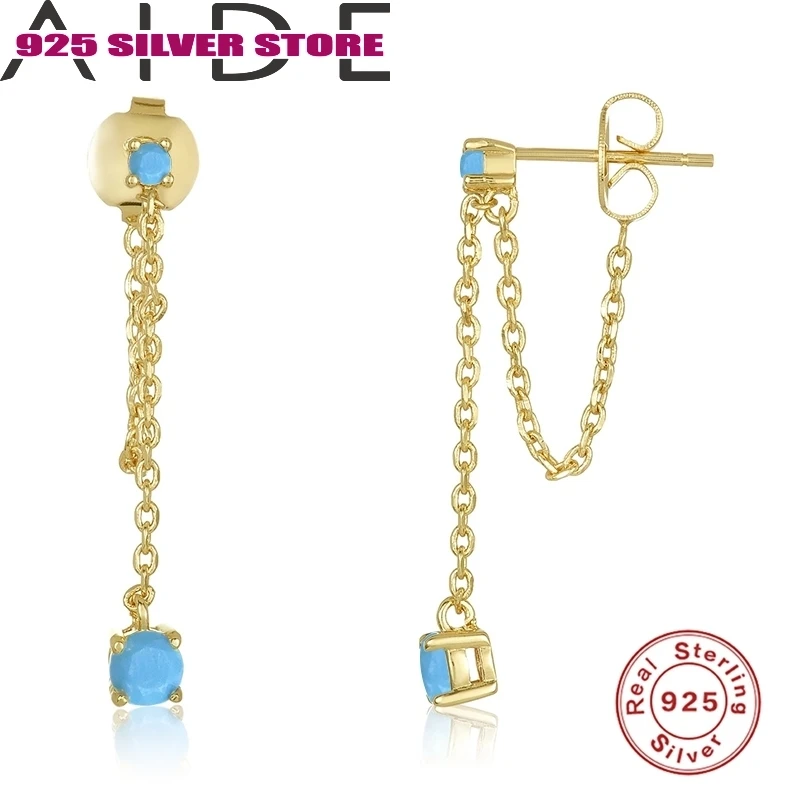 

Aide fashion Simple punk chain earrings for Women Korean Minimalist Earrings Jewelry Accessories wholesale