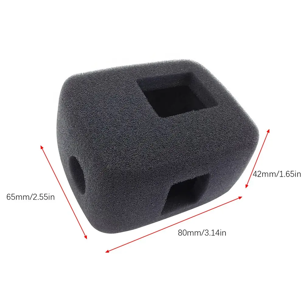 

For GoPro 7 6 5 Windproof Wind Foam Noise Reduction Sponge Cover Case For Gopro Hero 7 6 5 Foam Windscreen