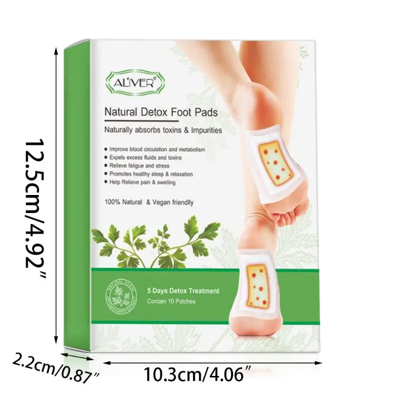 10 шт. традиционные детоксикации отводят влагу бамбук имбирь лекарственное