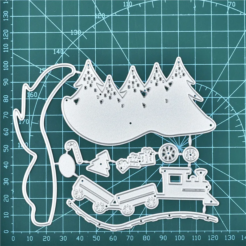 Eastshape Рождество поезд штампы металлические Вырубные новые 2019 для изготовления