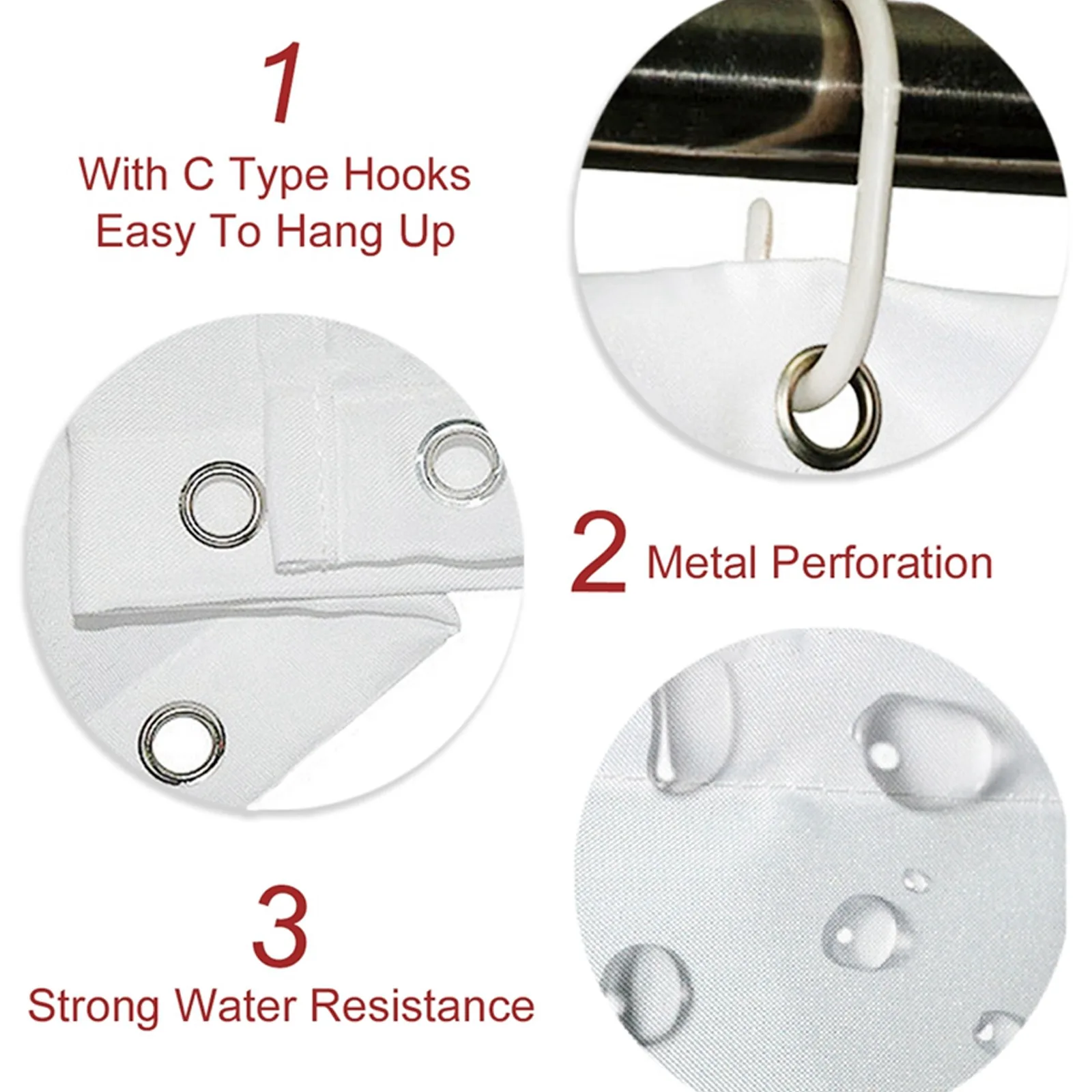 Набор рождественских ковриков для ванной комнаты нескользящий коврик с