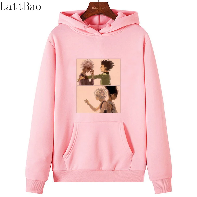 

gon-and-killua Anime Black Woman Hoodies Harajuku Fashion Hoodies Ulzzang Gothic Hip Hop Boyfriend Gift