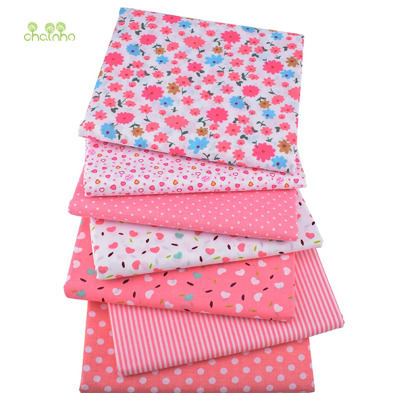

New Floral Series,Cotton Plain Thin Fabric,Patchwork Clothes For DIY Quilting & Sewing,Fat Quarters Material,50x50cm