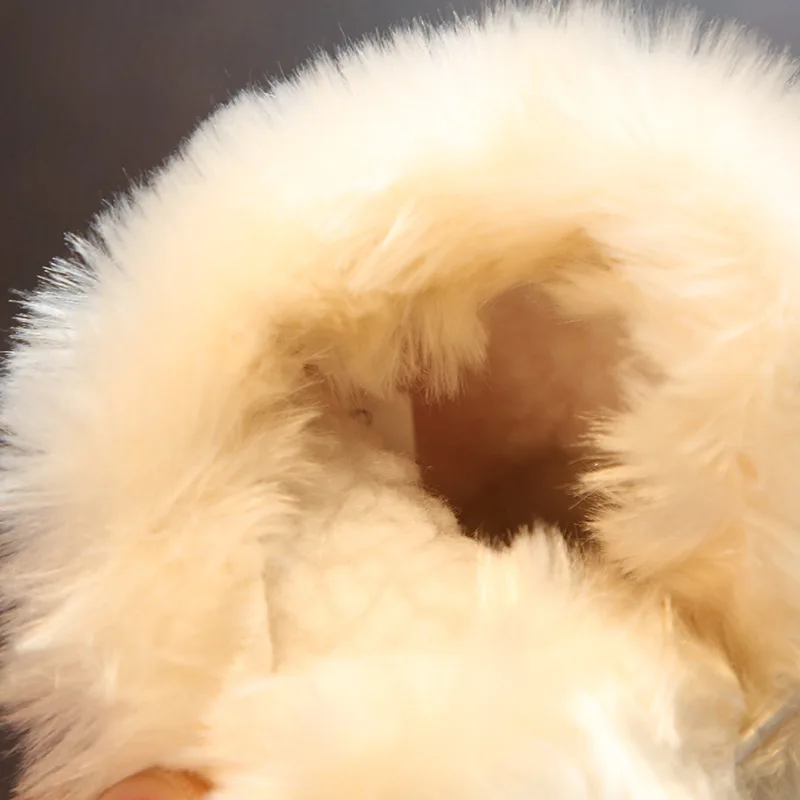 2019 г. Новые зимние детские Ботинки Толстая Теплая обувь замшевые ботинки с