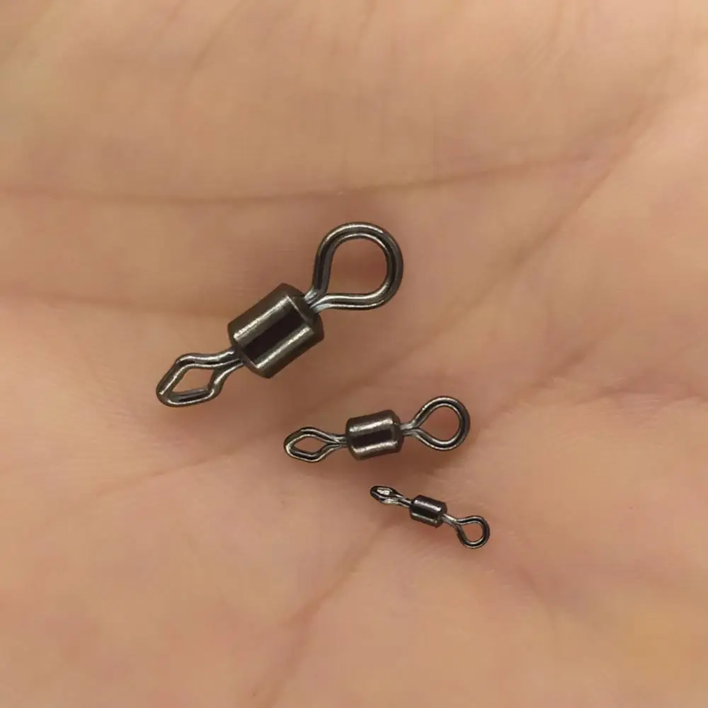 20 шт./лот рыболовные Вертлюги Из Нержавеющей Стали круглые и алмазные с