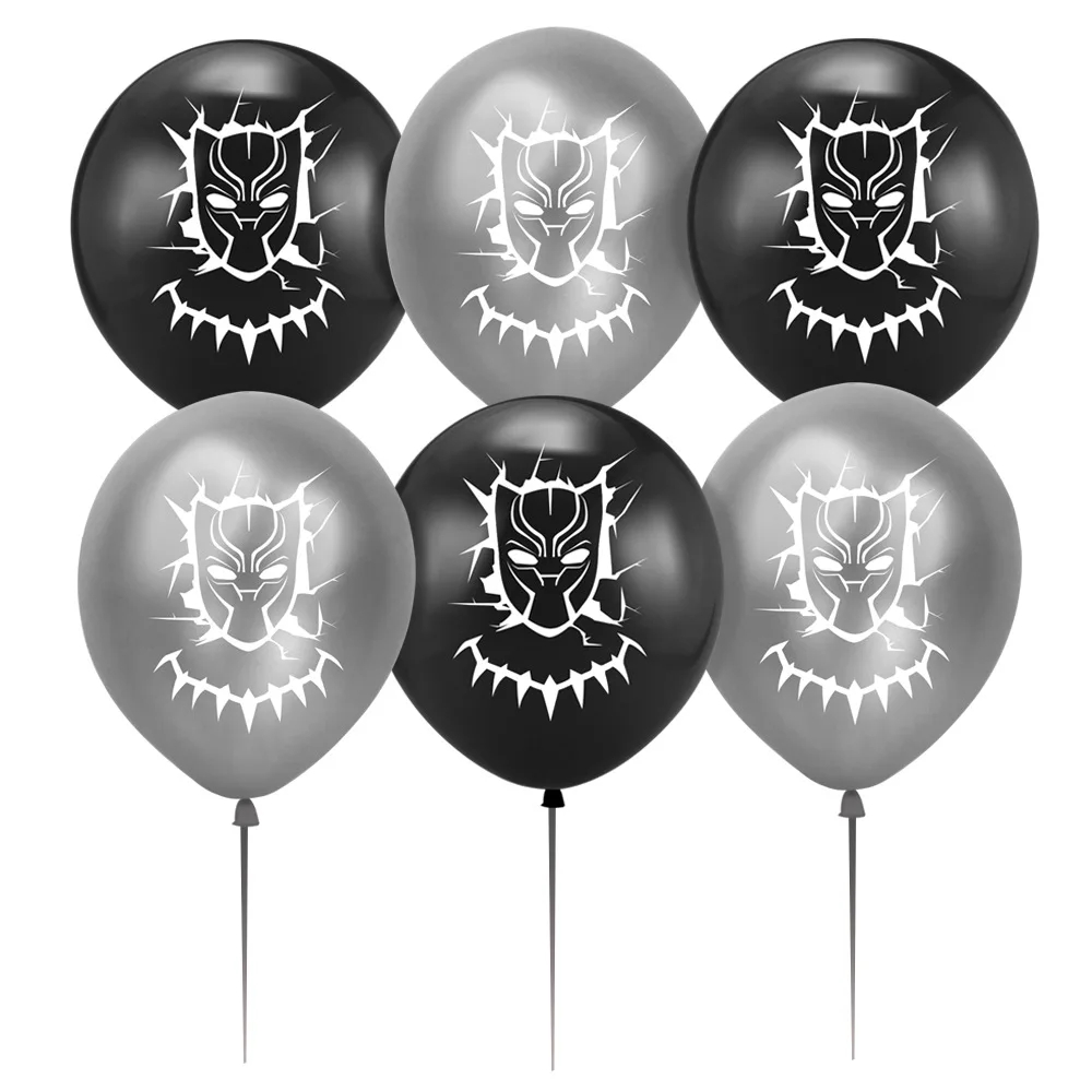 Лига Справедливости черный пантера тема вечерние супер герой шар латексные