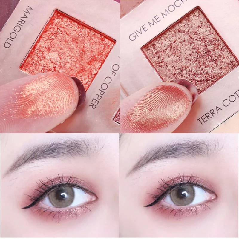16 цветов блестящие тени для век Палитра водонепроницаемые матовые мерцающие