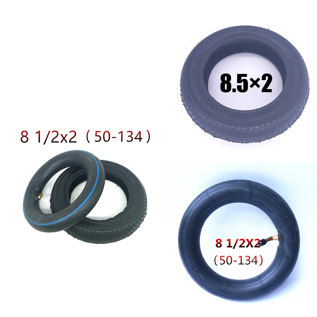 

Children's Three-Wheeled Baby Hand Push Inner Tire 8 1/2X2(50-134) For Baby Carriage Stroller