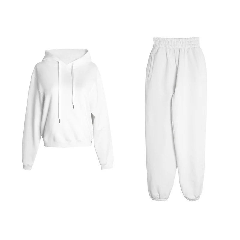 

LANMREM Loose Fi White Sweatshirt New Hooded Long Sleeve Women Big Size Fashion Casual Tide Spring And Autumn 2021 2E1340