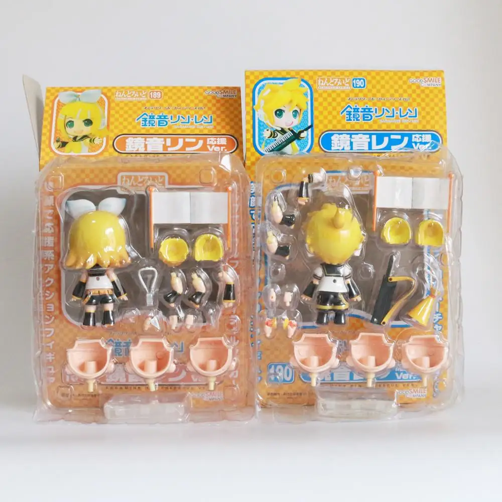2 шт./компл. классический Vocaloid Idol GS Company Nendo Kagamine Rin Len 189 190 Веселая японская версия