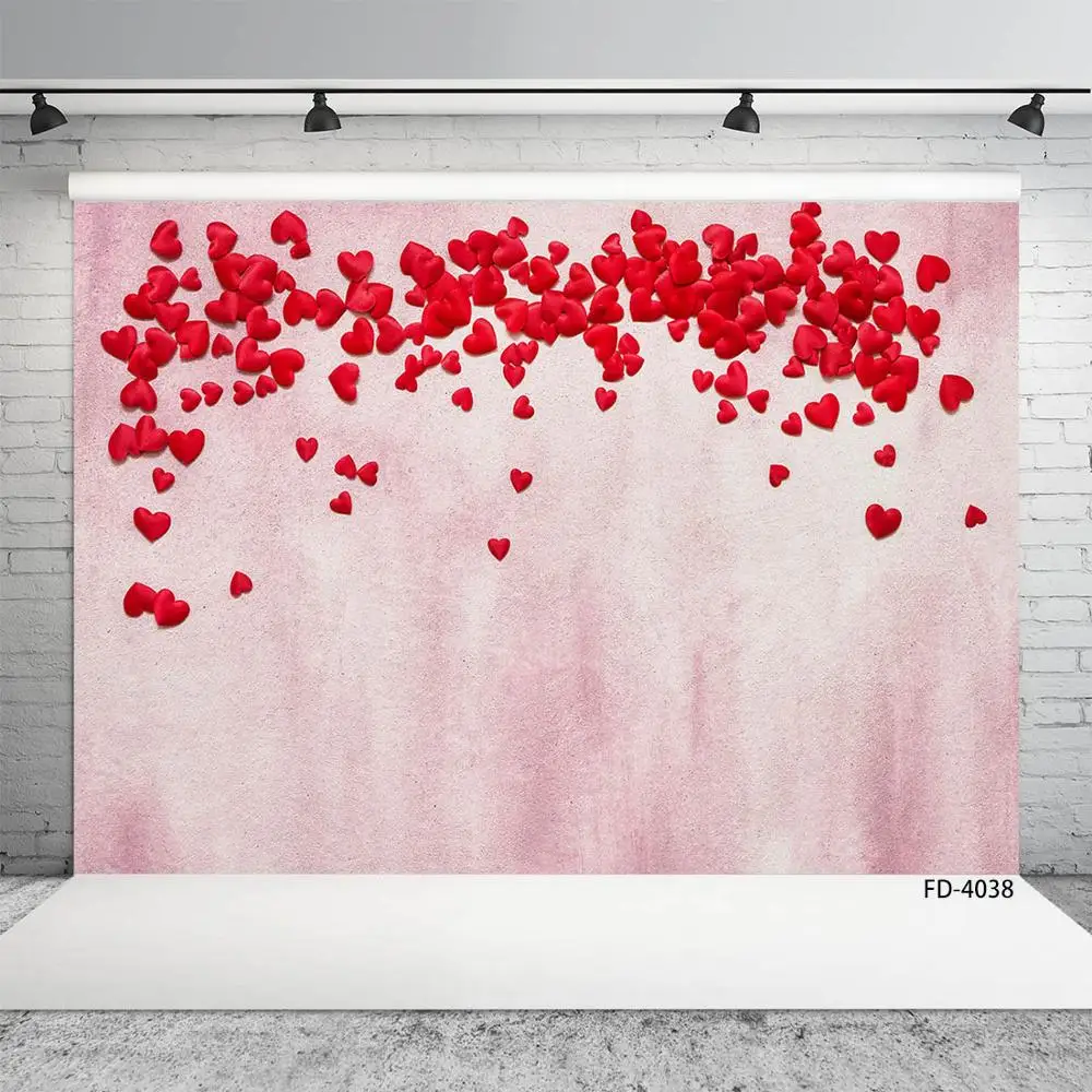 

Реквизит для фотостудии розовые планки стена много сердец фон ребенок портрет влюбленные фотография Фон постер фотосессия