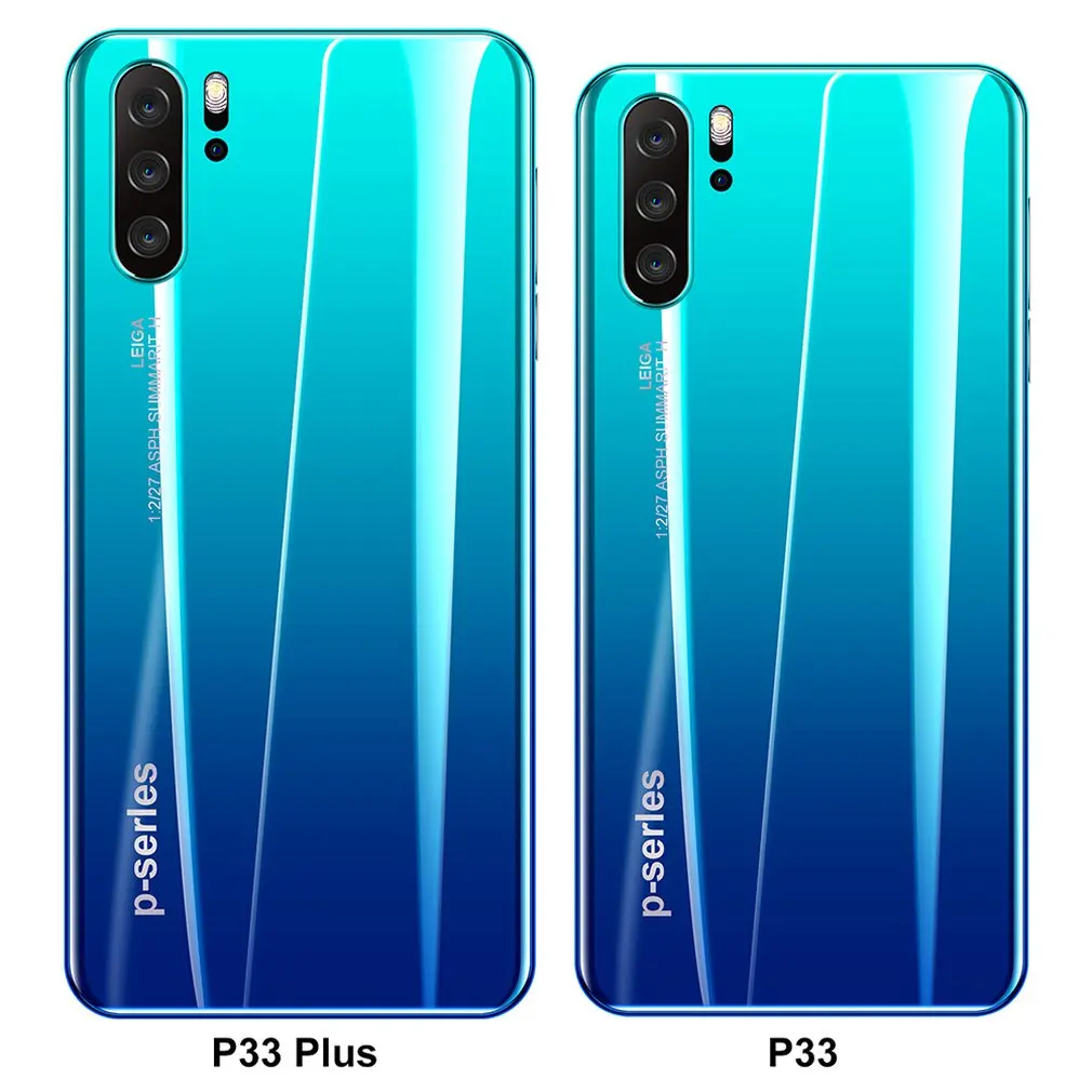 

P33 Smart Phone 5 Inch 3G Large Screen Mobile Phone 512Mb Ram High Capacity Real Fingerprint Face Unlock Phones