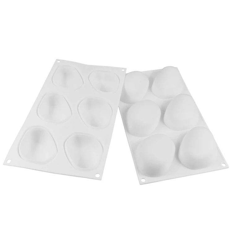 Силиконовая суперъяркая эллиптическая форма для выпечки 1 шт. тортов муссов