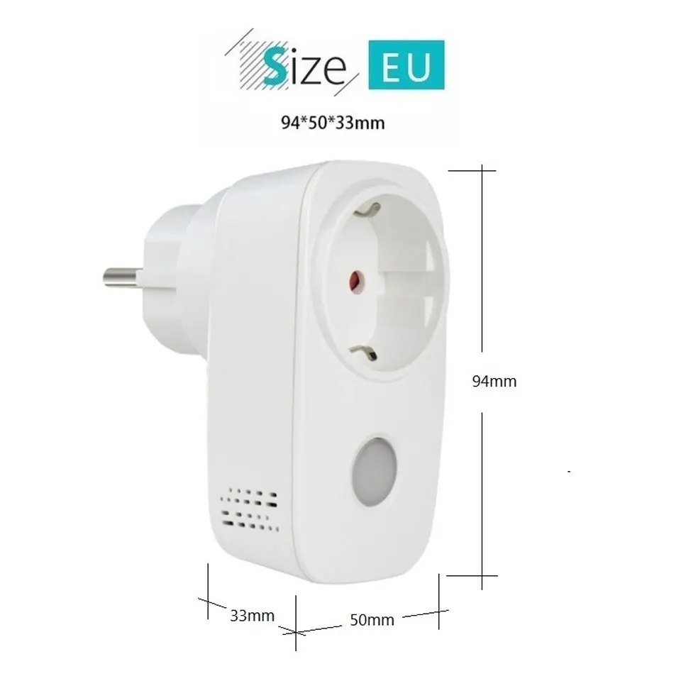

Broadlink SP3 SP3S Timer plug,Energy Monitor EU socket outlet smart Home Automation APP Control work with Alexa Echo Google Home