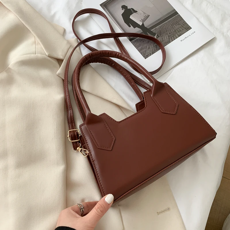 

New Fashion Crossbody Bags for Women Retro Ladies Bag Simple PU Leather Female Messenger Bag High Quality Handbag clutch purse