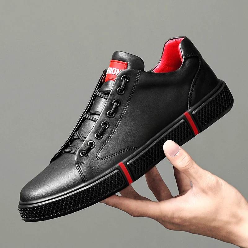 men Genuine Leather Shoes Men Flats Fashion Men's Casual Shoes outdoor summer hole Brand Man Soft Comfortable Lace up shoes L5