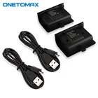 Аккумуляторы 2400мАч, 2шт., в комплекте кабель USB, для геймпадов Xbox One
