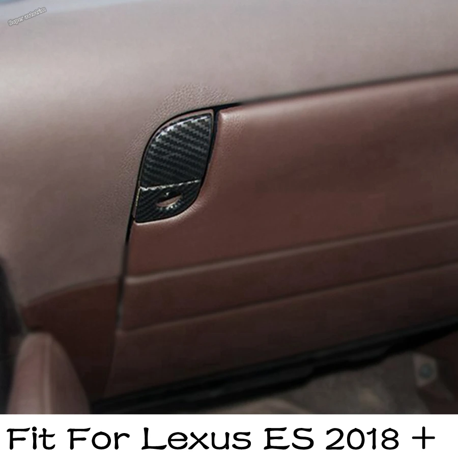 

Lapetus Copilot Glove Storage Box Handle Decoration Cover Accessories Interior Trim 2 Pcs ABS Fit For Lexus ES 2018 - 2021