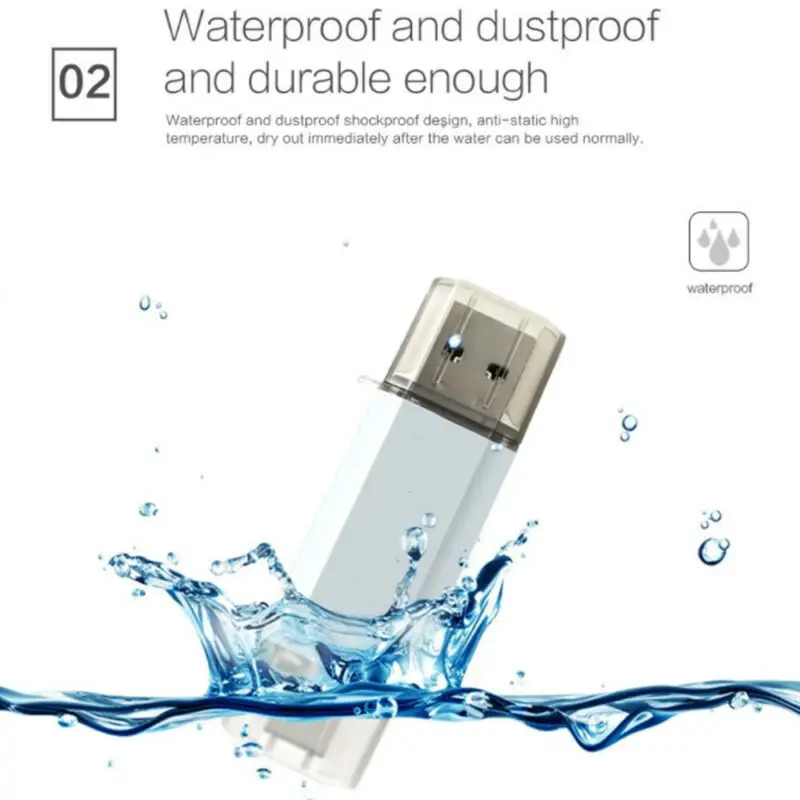 

Type-C Flash Pen Drive USB 3.0 2 in 1 Adapter Memory Stick For Android Phone PC