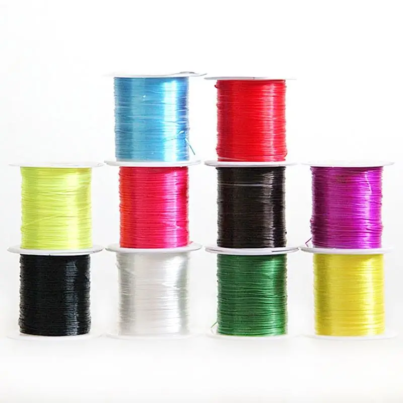 Strong Elastic Crystal Beading Cord for Bracelets Stretch Thread String Necklace DIY Jewelry Making 1mm Cords Line
