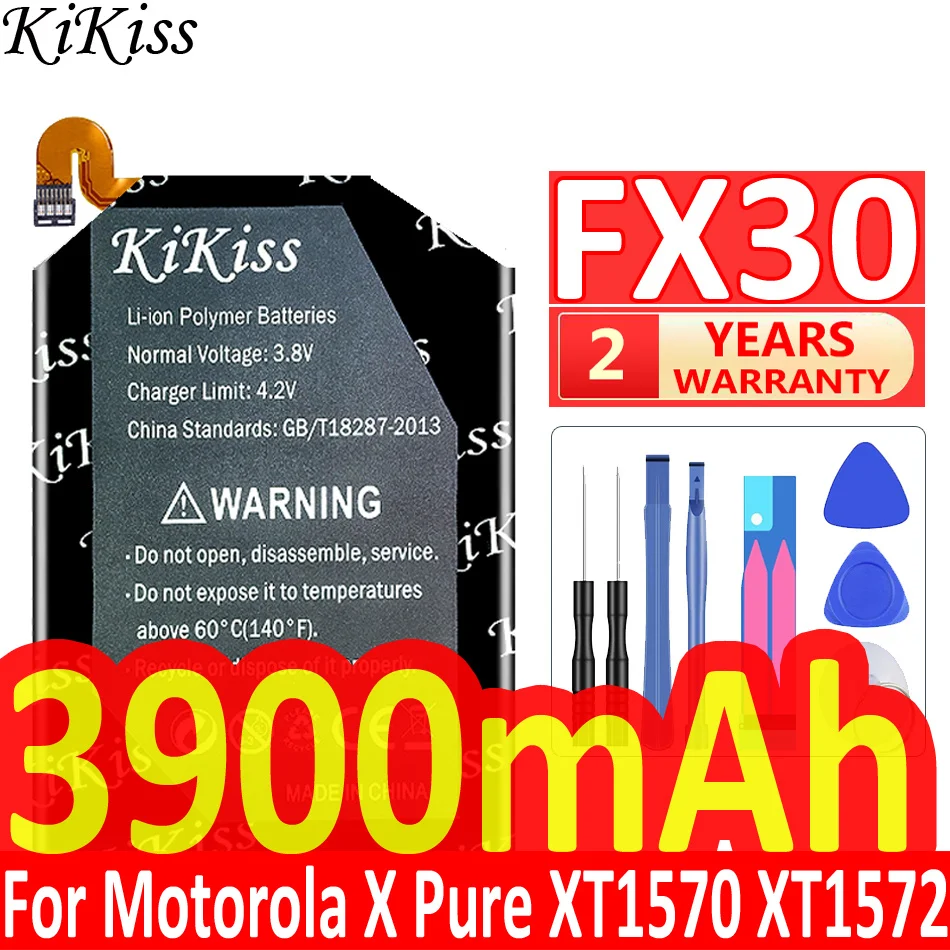 

KiKiss FX30 3900mAh Battery for Motorola Moto X Pure XPure Edition X Style Pure X Style X+2 XT1570 XT1572 XT1575