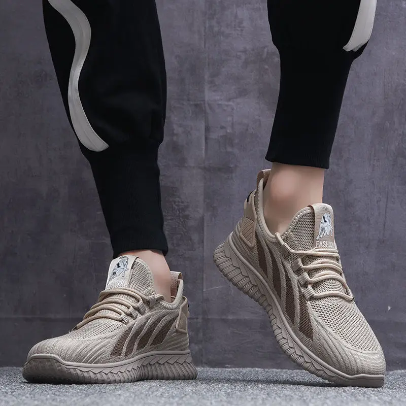 

Men's shoes breathable and deodorant mesh shoes men's lightweight thin hollow soft bottom mesh sports casual shoes