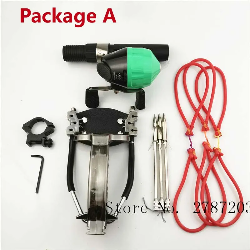 Набор для охоты на рыбу Рогатка браслет руку резиновая повязка нержавеющая сталь