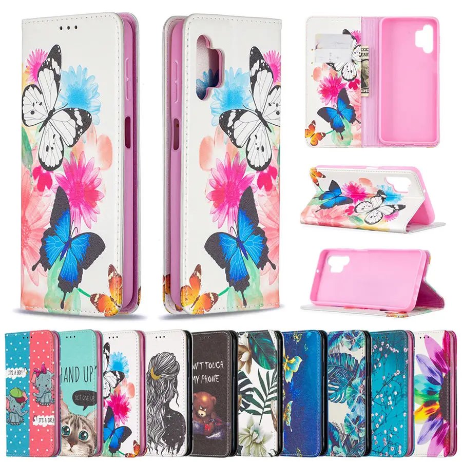 

For Samsung A32 5G 4G Luxury Leather Wallet Case Samsung Galaxy A32 A 32 Flip Case for Galaxy A 32 SM-A326B A325F Stand Cover