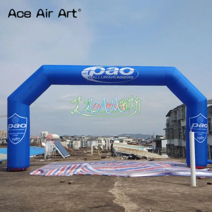 Надувная гоночная Арка финишной линии воздушные ворота для спортивных игр
