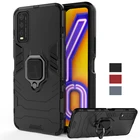 Чехол для Vivo Y20, чехол для Vivo Y20i Y51S Y30 Y50 Y70S, магнитный держатель для кольца, силиконовый защитный чехол для телефона, бампер для Vivo Y20