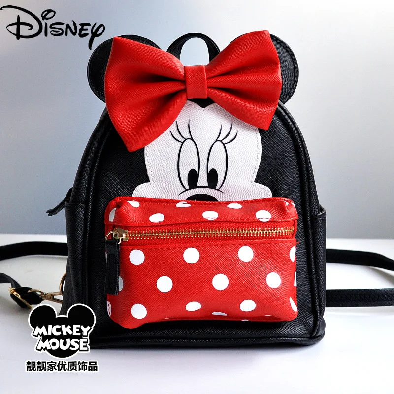 

Disney Mickey Minnie Toddler Shoulder Diagonal Bag Children's Dual-use Small Backpack Cartoon Cute Backpack