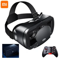 for xiaomi smart 3d vr glasses virtual reality headset helmet for smartphones phone mobile 7 inches lenses binoculars