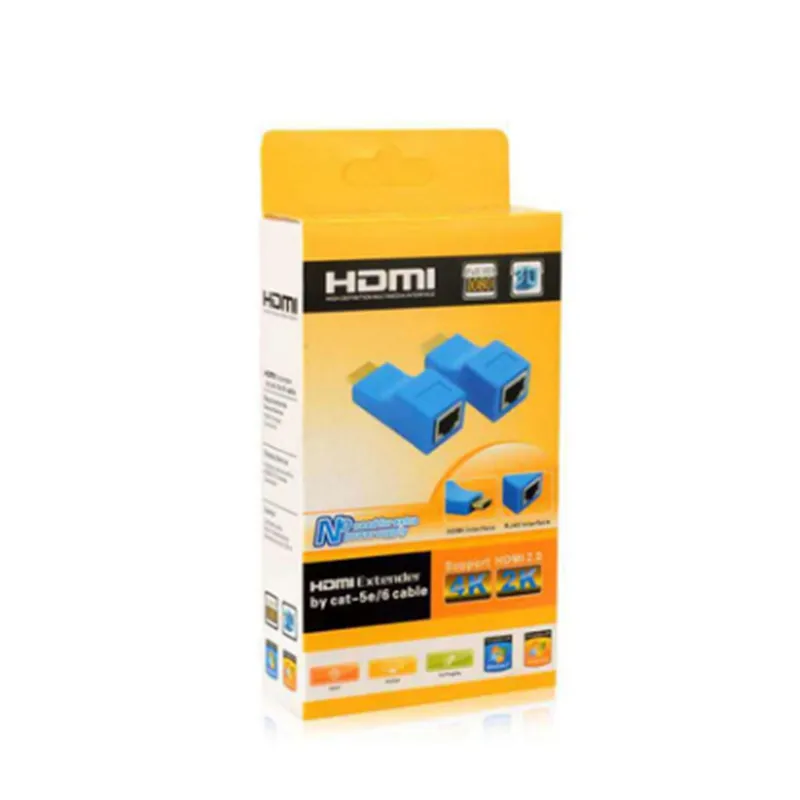 Сетевой удлинитель RJ45 4K HDMI до 30 м для HDTV HDPC DVD PS3 STB | Электроника