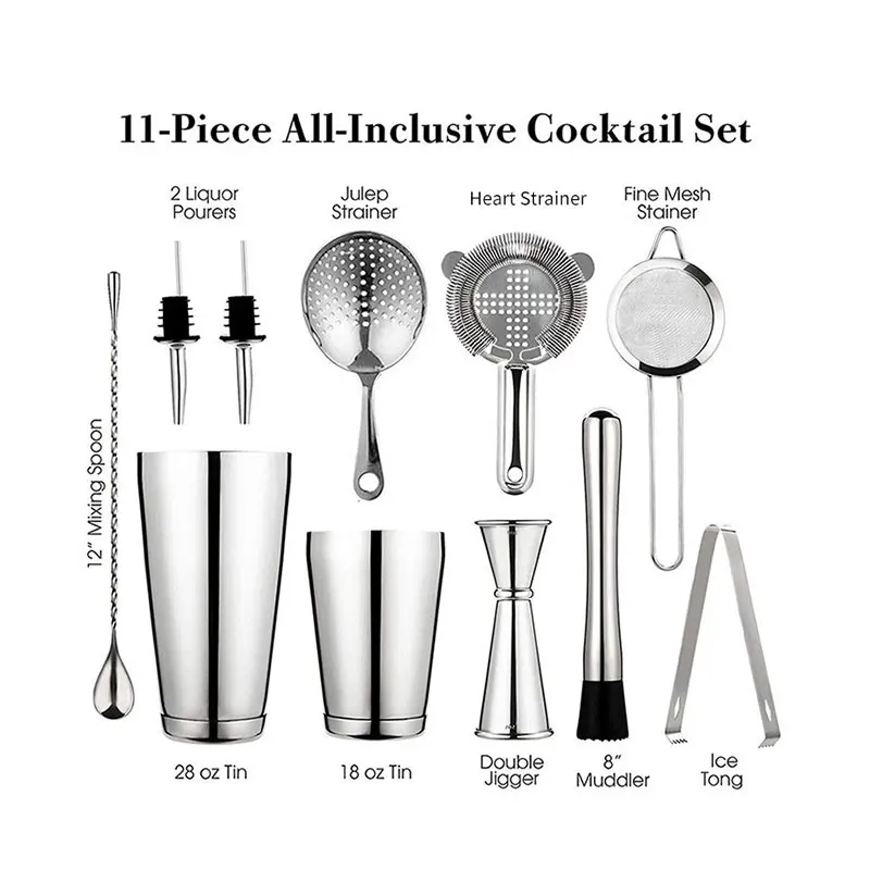 Шейкер 11 шт. светодиодный свет бар набор бытовой Вечерние и т. д. из розового