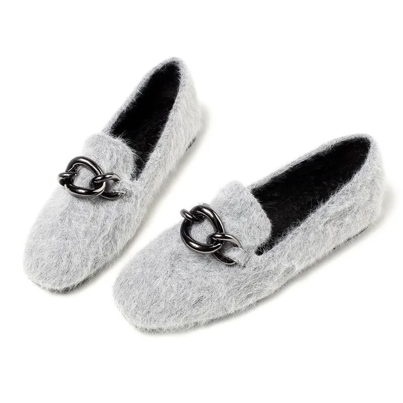 

Новинка 2020, стильная пушистая женская обувь, мягкая, удобная, теплая, стильная, пушистая, нескользящая, прочная дешевая женская обувь для дом...