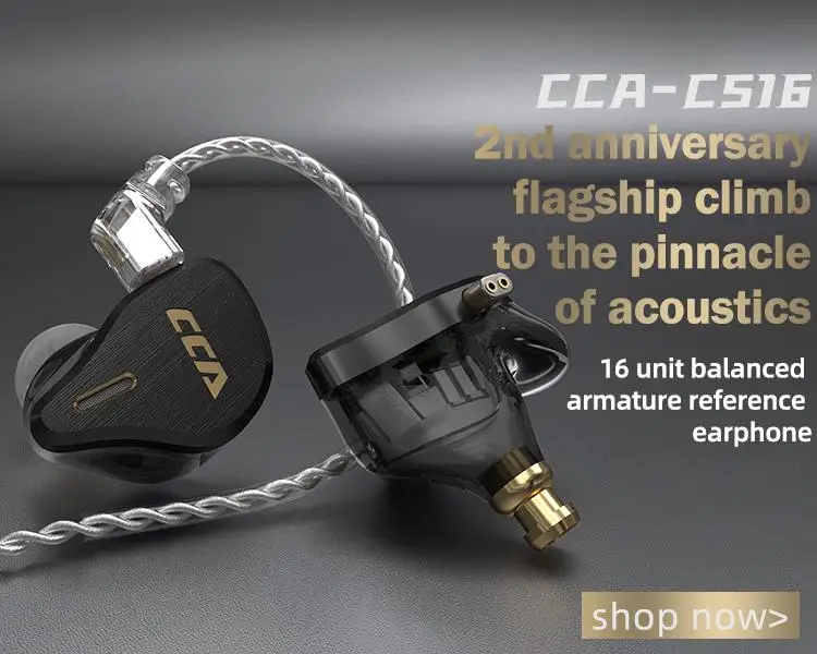 Unidades de Unidade Fone com Cancelamento 8ba em Fones Ouvido Armadura Equilibrada Alta Fidelidade Ruído Asx Asf Zsx Zax Cca Cs16 8