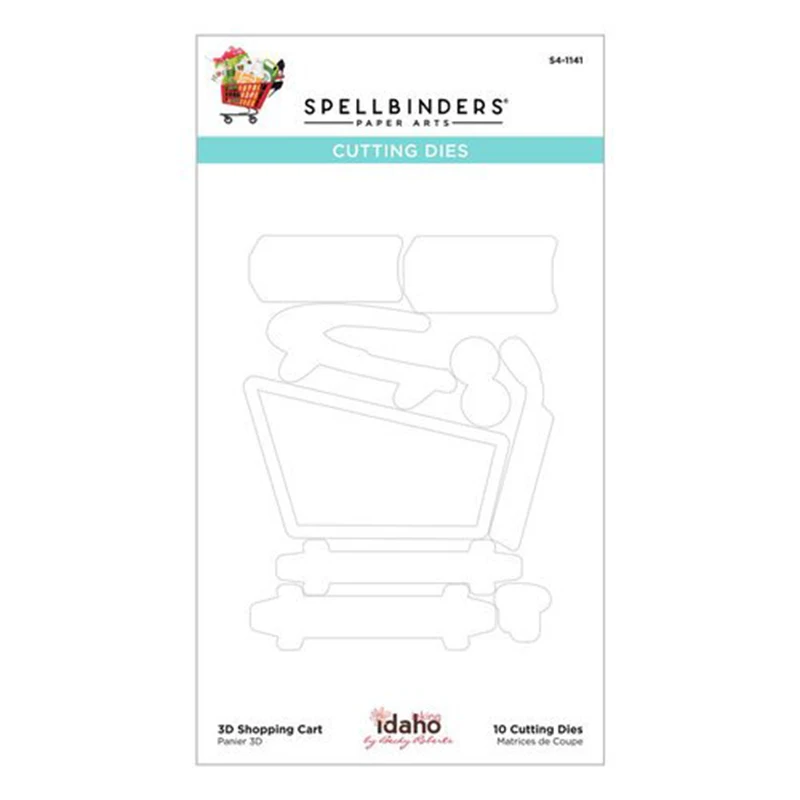 Рождественская корзина для покупок новинка 2021 металлические режущие штампы