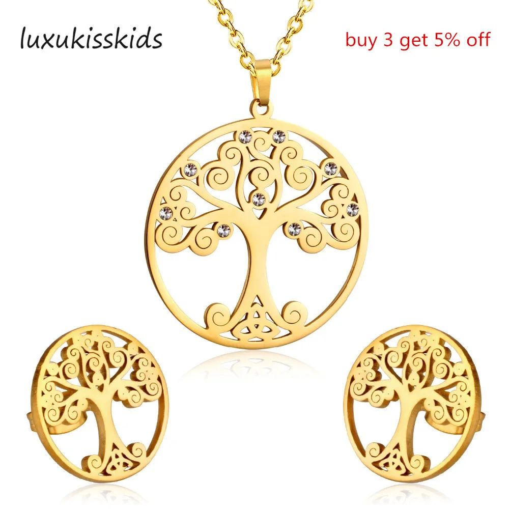LUXUKISSKIDS Дубай Свадебные африканские Ювелирные наборы золотого цвета ожерелье