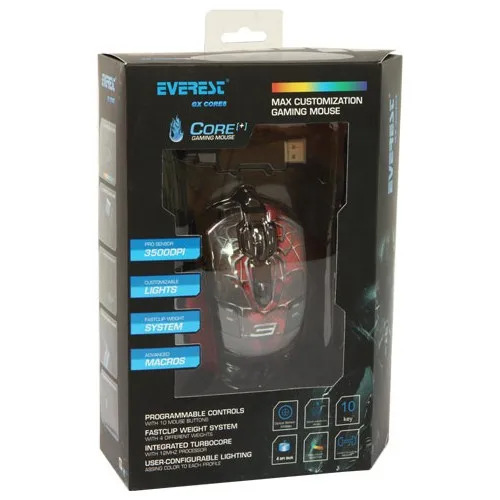 Everest GX8 Spider Man 3 Wired Game Mouse