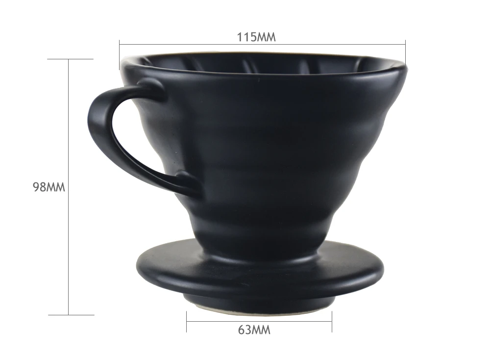 Новое эко Кофе Новое поступление Экологичные V60 капельные наборы 580 мл термостойкий кофе сервер чайник Фильтры горячая распродажа