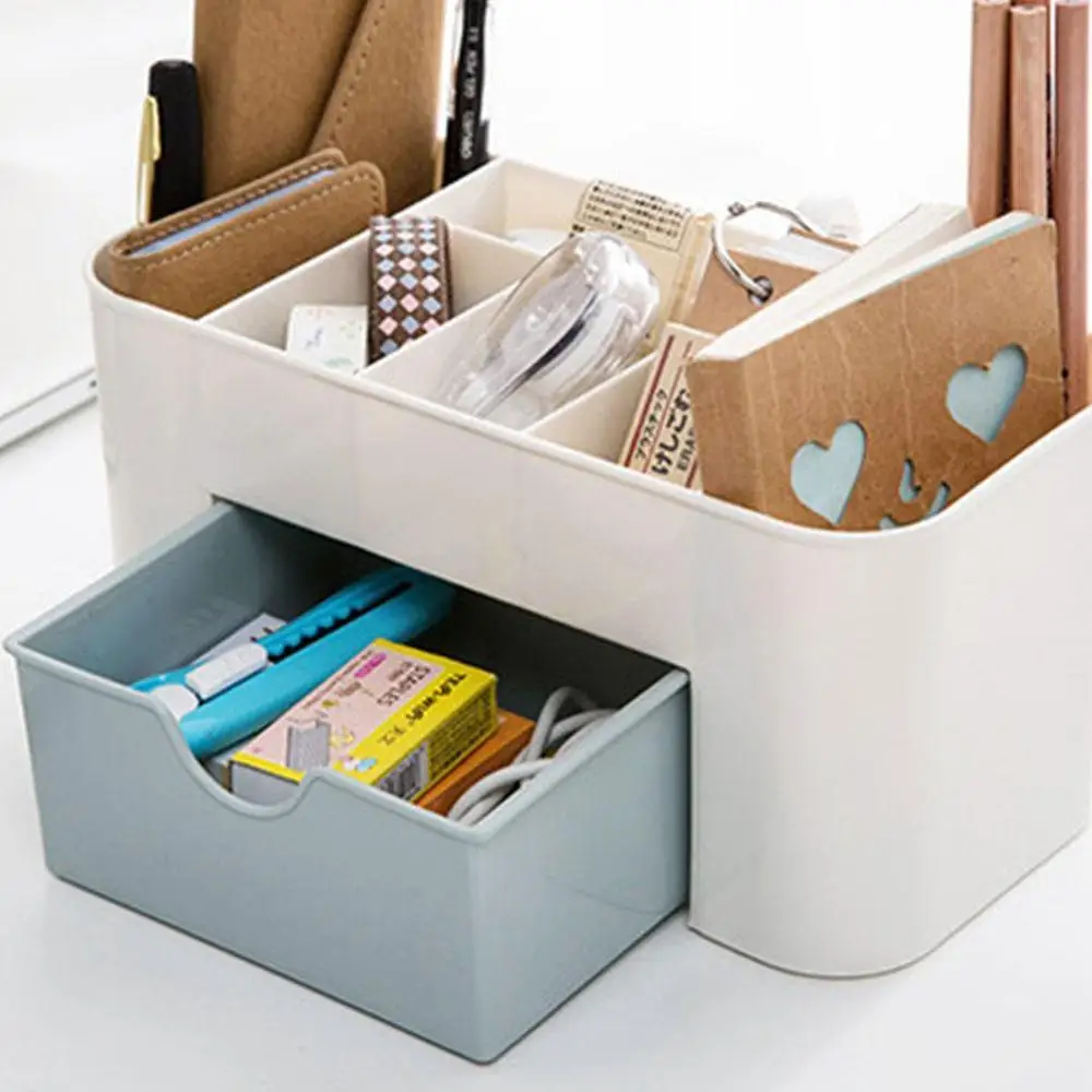 Многофункциональный пластиковый настольный органайзер ящик для украшений чехол