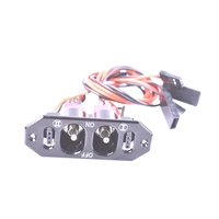 rc dual heavy duty switch for gas planes comes with battery charge outlet made of cnc aluminum in anodized black color