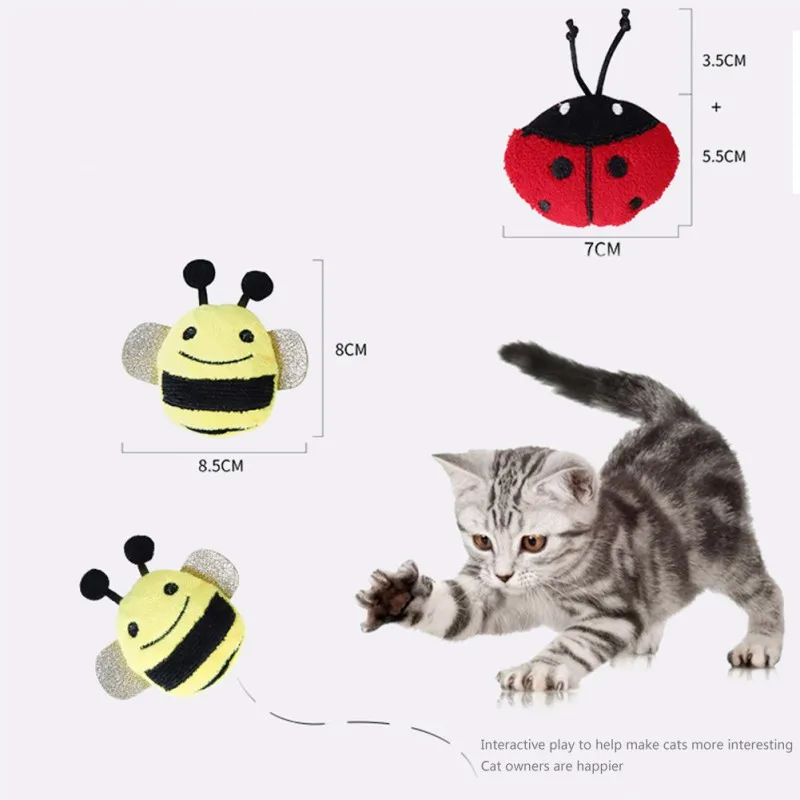 

Pet Plush Catnip Cat Toys Interactive Soft Stuffed Chew Teeth Cleaning Toys Cute Cat Mint Funny katten Toys Pet Products