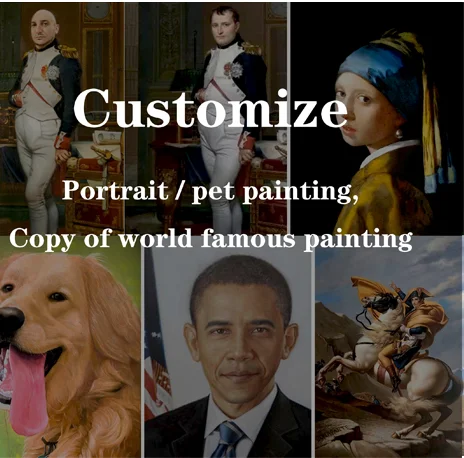 Портрет на заказ ручная роспись масляная живопись холсте Ручная индивидуальные