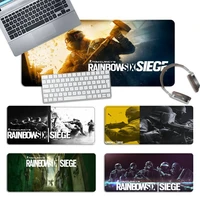 durable rainbow six siege gaming mouse pad gamer keyboard maus pad desk mouse mat game accessories for overwatch