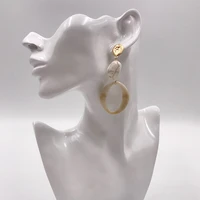 suekees boho drop earings fashion jewelry charms long earrings acrylicstone beads vintage gold earrings for women accessories