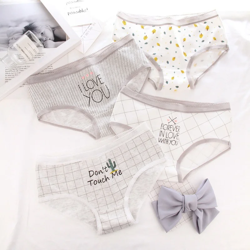 New Girl Underwear Kids Cotton Girls Panties Breathable Teenage Briefs Comfortable Children's Underpants Kdis Clothing |