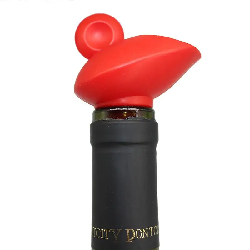 Силиконовые винные пробки в форме мыши бутылка для вина герметичная пробка